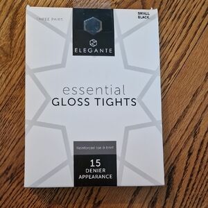 Elegante Essential Gloss Tights/Nylons - Black